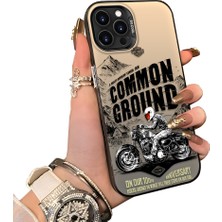 Ucuc iPhone 14 Pro Max Uyumlu Sert Akrilik Arka Silikon Kenar Lens Koruma Kılıf