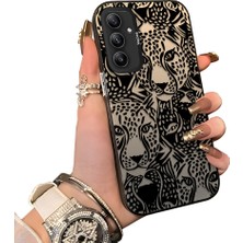 Ucuc Samsung Galaxy A34 Uyumlu Sert Akrilik Arka Silikon Kenar Lens Koruma Kılıf