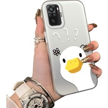 Ucuc Redmi Note 10S Uyumlu Sert Akrilik Arka Silikon Kenar Lens Koruma Kılıf