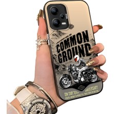 Ucuc Redmi Note 12 5g Uyumlu Sert Akrilik Arka Silikon Kenar Lens Koruma Kılıf