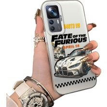 Ucuc Mi 12T Uyumlu Sert Akrilik Arka Silikon Kenar Lens Koruma Kılıf