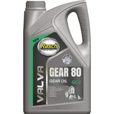 Rasch Valva Apı Gl-1 Genel Amaçlı Dişli Yağı No 80 - 3 Lt.