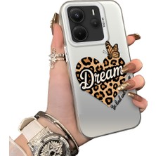 Ucuc Redmi Note 14 4g Uyumlu Sert Akrilik Arka Silikon Kenar Lens Koruma Kılıf