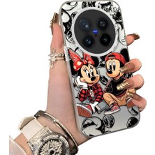 Ucuc Vivo X200 Pro Uyumlu Sert Akrilik Arka Silikon Kenar Lens Koruma Kılıf