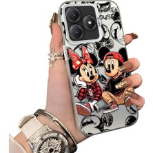 Ucuc Realme Note 60 Uyumlu Sert Akrilik Arka Silikon Kenar Lens Koruma Kılıf