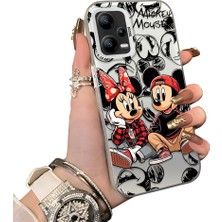 Ucuc Redmi Note 12 5g Uyumlu Sert Akrilik Arka Silikon Kenar Lens Koruma Kılıf