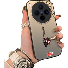 Ucuc Vivo X300 Uyumlu Sert Akrilik Arka Silikon Kenar Lens Koruma Kılıf