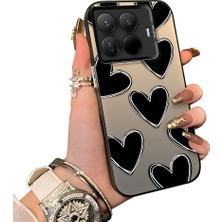 Ucuc Mi 15T Pro Uyumlu Sert Akrilik Arka Silikon Kenar Lens Koruma Kılıf