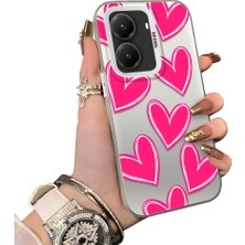 Ucuc Poco X7 Pro Uyumlu Sert Akrilik Arka Silikon Kenar Lens Koruma Kılıf