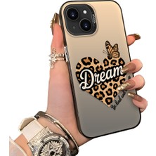 Ucuc iPhone 14 Uyumlu Sert Akrilik Arka Silikon Kenar Lens Koruma Kılıf
