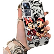 Ucuc Mi 12T Uyumlu Sert Akrilik Arka Silikon Kenar Lens Koruma Kılıf