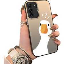 Ucuc Samsung Galaxy S21 Fe 5g Uyumlu Sert Akrilik Arka Silikon Kenar Lens Koruma Kılıf