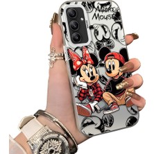 Ucuc Samsung Galaxy A34 Uyumlu Sert Akrilik Arka Silikon Kenar Lens Koruma Kılıf