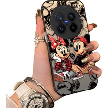 Ucuc Vivo X200 Pro Uyumlu Sert Akrilik Arka Silikon Kenar Lens Koruma Kılıf
