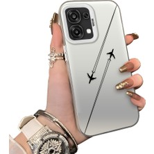 Ucuc Oppo A6 Pro 4g/5g Uyumlu Sert Akrilik Arka Silikon Kenar Lens Koruma Kılıf