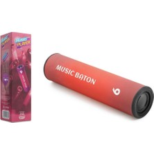 Auris Subzero WR192 Music Baton Taşınabilir Hoparlör Music Player Kırmızı