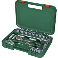 Bosch 1 600 A02 Z9G 56 Parça 1/4’’ - 1/2’’ Lokma Seti