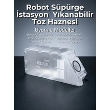 Stavye Roborock Qrevo Serisi Uyumlu Yıkanabilir Toz Torbası (Plus, Pro, Maxv, S) - Sürekli Kullanım