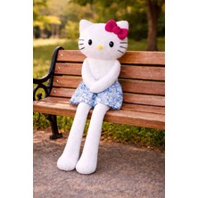 Beta Tasarım Hello Kitty Peluş Oyuncak Oyun Arkadaşı Doğum Günü Hediyesi 90 cm