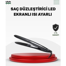 Beruflic 2025 Seri Profesyonel Isı Ayarlı Titanyum Kaplama Saç Düzleştirici Dijital Ekranlı