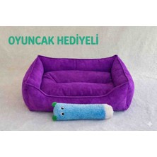 Beta Tasarım Kedi ve Köpek Minderi Yatağı 50/60 cm Kedi Oyuncak Hediye