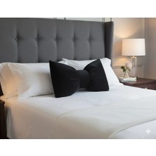 Hobizer Tekstil Dekoratif Fiyonk Puf Yastık 50X40 cm