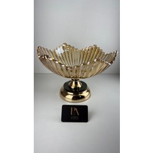 Palpe 30CM Kristal Meyvelik Şekerlik Sunumluk Söz Nişan Kız Isteme Çikolatalık Şık Kase Ikramlık