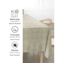 Ayzen Home Kadıfe Dokulu Masa Örtüsü Arvin Serisi