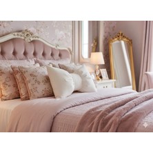 Hobizer Tekstil Dekoratif Fiyonk Puf Yastık 50X40 cm