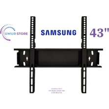 Genel Samsung ile Uyumlu 43DU7000 43" 108 Ekran  4K 42”, 43”, 49”, 50” Uyumlu LCD LED Tv Sabit Duvar Askı Aparatı