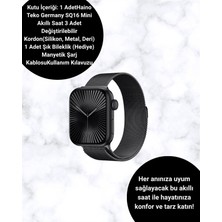 Beruflic Sq-16 Mini Series 10 Akıllı Saat – 3 Kordon + Hediye Bileklik