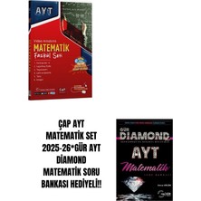 Çap Yayınları Çap Ayt Matematik Set 2025-26*GÜR Ayt Diamond Matematik Soru Bankası Hediyeli!!