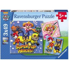 80366 Paw Patrol 3X49 Parça Ravensburger Puzzle