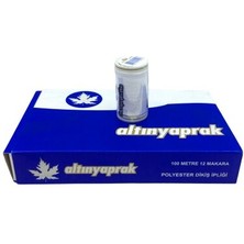 Colezium 12 Parça Beyaz 100 mt Dikiş Iplik