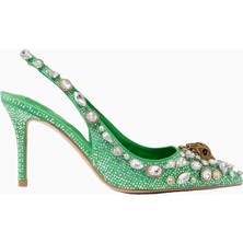 Kurt Geiger Belgravia High Slingback Şık ve Zarif Kadın Topuklu Ayakkabı