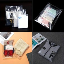 Pera İstanbul 100 Adet 15X20 Kendinden Yapışkanlı Açılıp Kapanabilir Şeker Kurabiye Şeffaf Plastik Poşet Torba