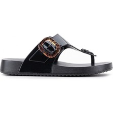 Igor Kadın Siyah Sandalet Siyah Kadın Tokalı Sandalet S10364-NEGRO