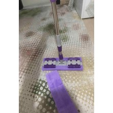 Colezium Teleskobik Cam Yer Tavan Silme - Istediğin Bezi Tak Kullan - 4 Mandallı -Yedek Bezli Mop Seti