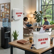 Trend Pleksi Dilek & Öneri Kutusu (Beyaz UV Baskılı)