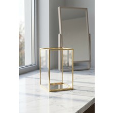 Esa Design Cam Gold Fırçalık Düzenleyici