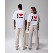 Azura Club I Love B**bs Baskılı Unisex T-Shirt