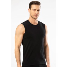 Cacharel Erkek Bisiklet Yaka Spor Atlet 1303/SIYAH