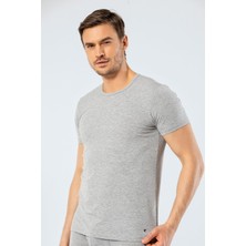 Cacharel - Bisiklet Yaka T-Shirt 1305/GRI