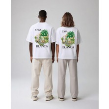 Azura Club Casablanca Baskılı Unisex T-Shirt