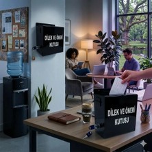 Trend Pleksi Dilek & Öneri Kutusu (Siyah UV Baskılı)