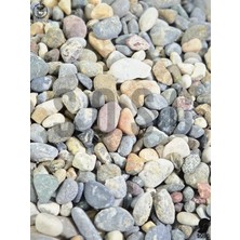 Sosc Natural Sosc Doğal Nazilli Dere Çakıl Taşı, Tamburlanmış Dekoratif Taş, 1-2 Cm, 3 Kg, Saksı Dibi, Akvaryum ve Bahçe Düzenleme Için