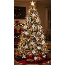 Forester Toys Çam Ağacı Süsü Pleksi Kâr Tanesi 7×7 cm 25 Adet