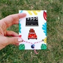 toptanbuldum 2'li Ahşap Rozet Marteniçka Bileklik Hediyeli -Çanta-Broş-Aksesuar