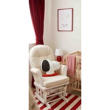 O&G Collection Snopy Dekoratif Müslin Bebek/ Çocuk Odası Yastık / Bebek Hediyelik