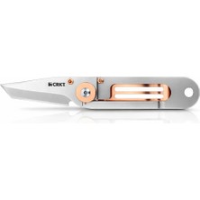 CRKT K.I.S.S. Rose Gold Polat Çakı Paslanmaz Çelik, Tanto Bıçak, EDC Çakı, Kamp Bıçağı